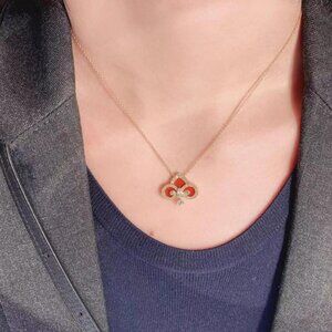 TIFFANY & CO. Keys Collection Necklaces 18K Gold